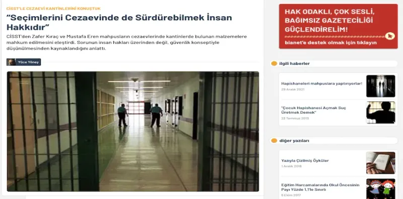 Seçimlerini Cezaevinde de Sürdürebilmek İnsan Hakkıdır