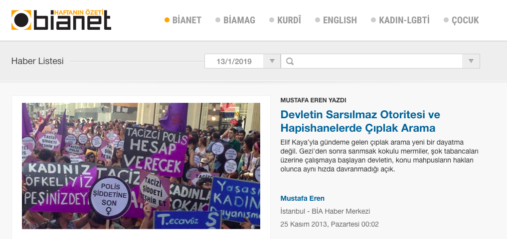 Devletin Sarsılmaz Otoritesi ve Hapishanelerde Çıplak Arama