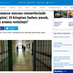 “15 Temmuz sonrası cezaevlerinde ‘dönüşüm’; 15 kitaptan fazlası yasak, çıplak arama rutinleşti”