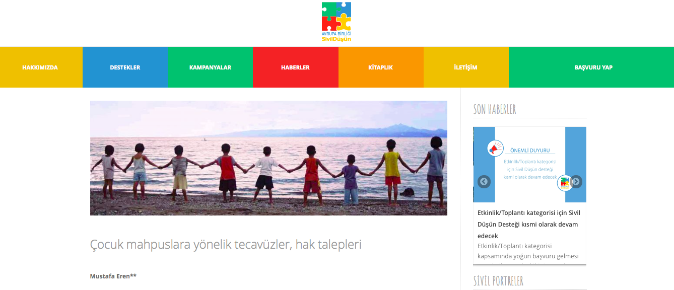 Çocuk mahpuslara yönelik tecavüzler, hak talepleri