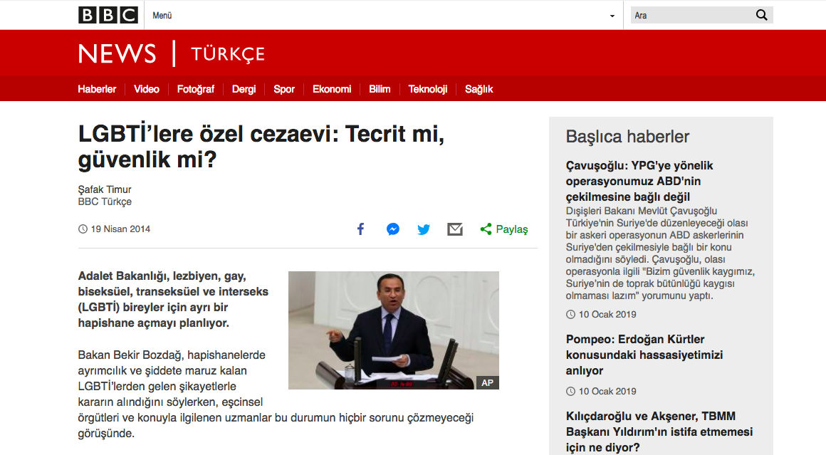 LGBTİ’lere özel cezaevi: Tecrit mi, güvenlik mi?