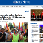 Report shows hard prison conditions for LGBTs, people with disabilities