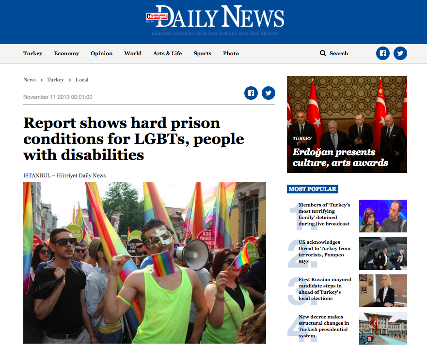 Report shows hard prison conditions for LGBTs, people with disabilities