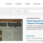 Gezi Direnişi ve Medya – 1