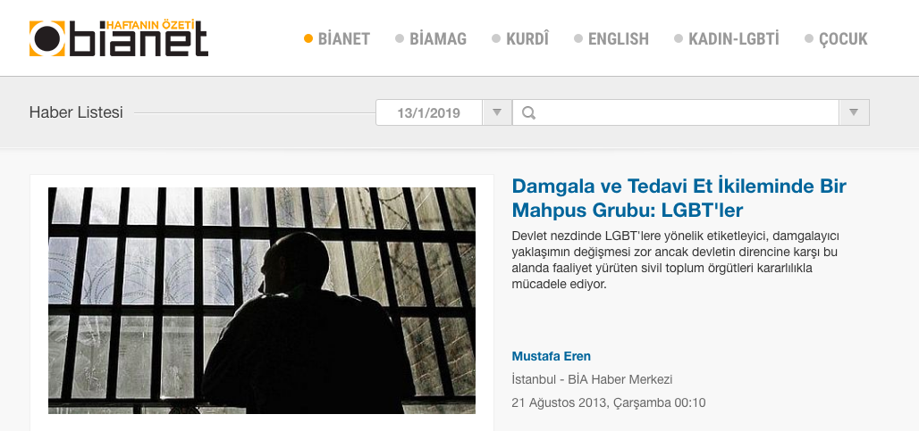 Damgala ve Tedavi Et İkileminde Bir Mahpus Grubu: LGBT’ler