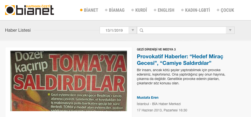 Gezi Direnişi ve Medya – 3
