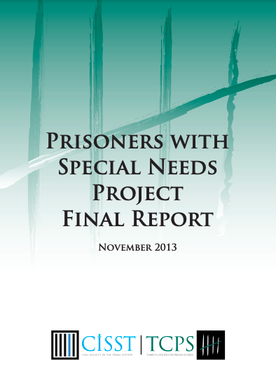 Prisoners with Special Needs Project Final Report
