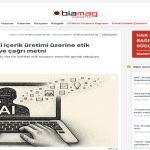 Yapay Zekâ Destekli İçerik Üretimi Üzerine Etik Politika