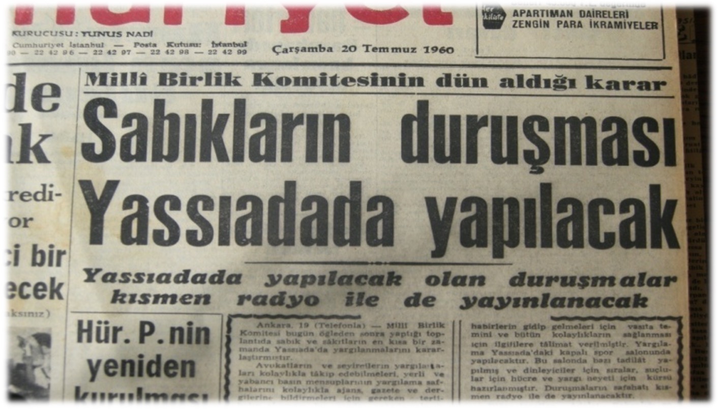 20 Temmuz 1960 Cumhuriyet
