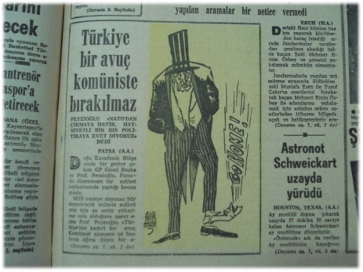 Bugün — Türkiye bir avuç komüniste bırakılamaz
