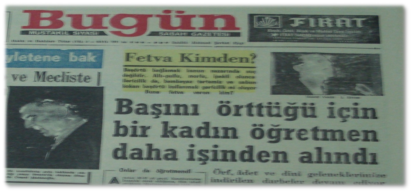 Bugün — Başını örttüğü için bir kadın öğretmen daha işinden alındı