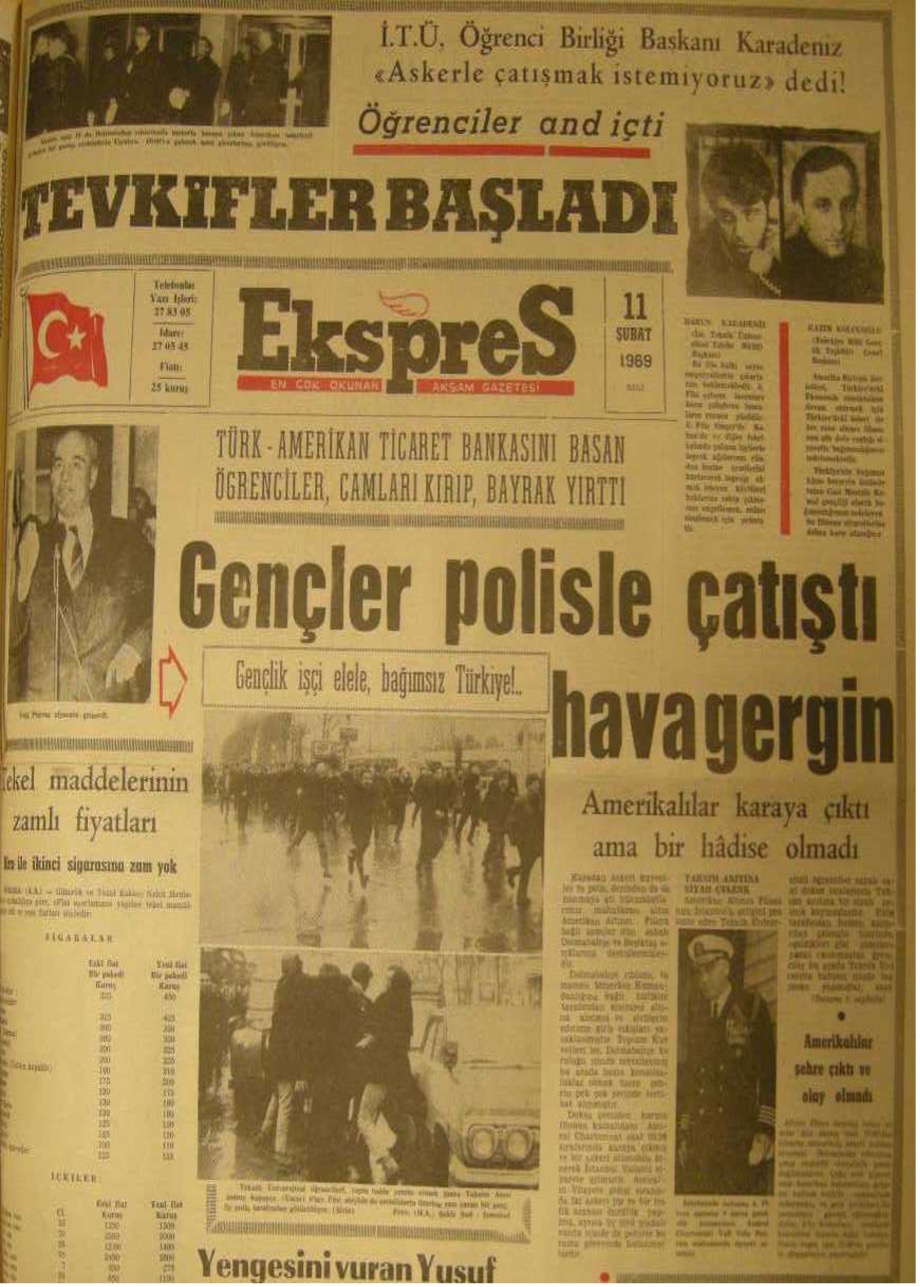 11 Şubat 1969 Ekspres