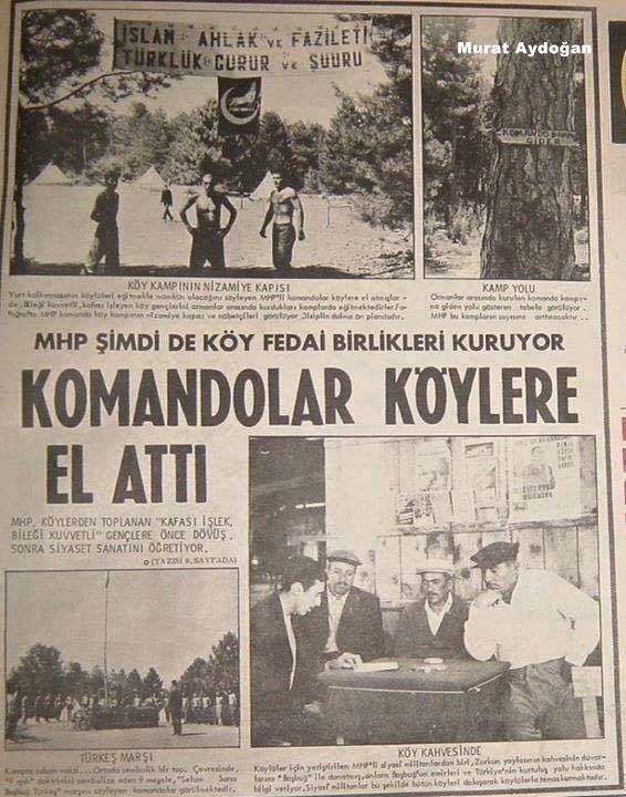 Komandolar köylere el attı