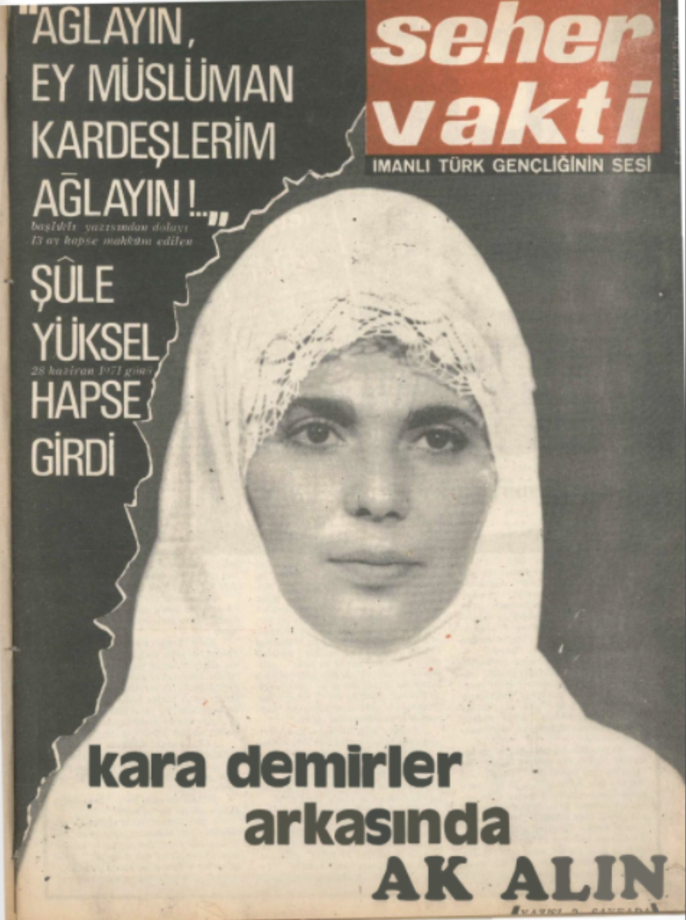 Seher Vakti dergisi Sayı 22 — 1 Temmuz 1971 kapağı